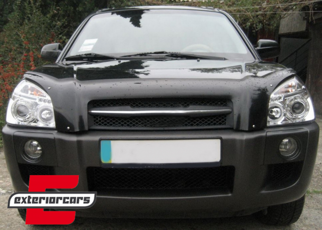 Prednja svjetla Angel Eyes dizajn (chrome) / Hyundai Tucson (2004-2010) - Slika 12