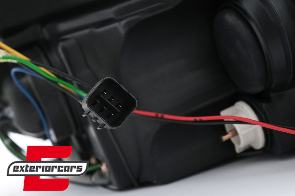 Prednja svjetla LED DayLight dizajn (crna) / Kia Ceed (2006-2009) - Slika 15