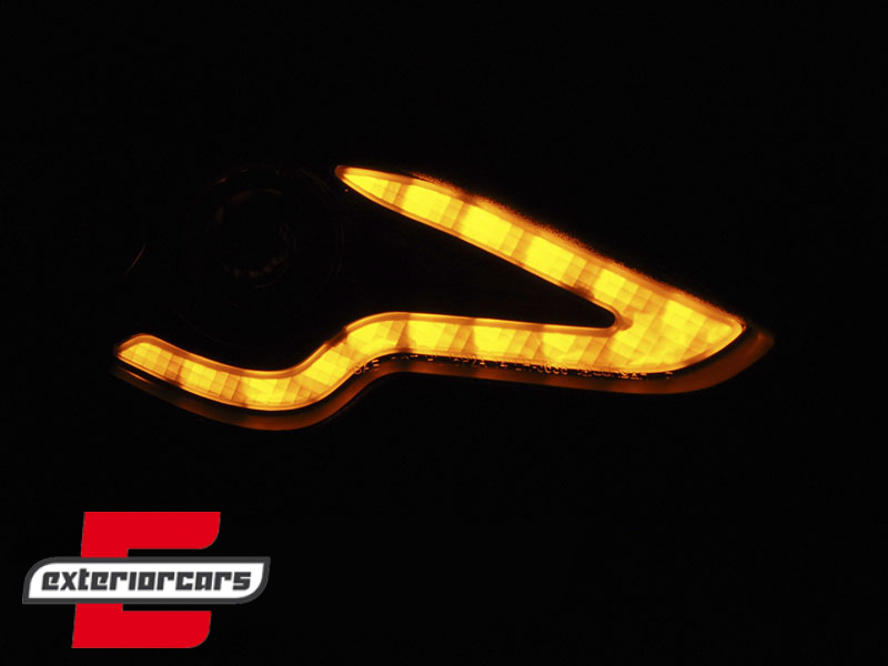 Full LED prednja svjetla TubeLight dizajn (crna) / Lexus IS XE30 (2013-2016) - Slika 4