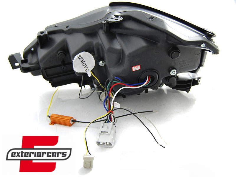 Full LED prednja svjetla TubeLight dizajn (crna) / Lexus IS XE30 (2013-2016) - Slika 5