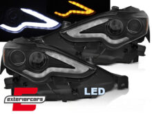 Full LED prednja svjetla TubeLight dizajn (crna) / Lexus IS XE30 (2013-2016)