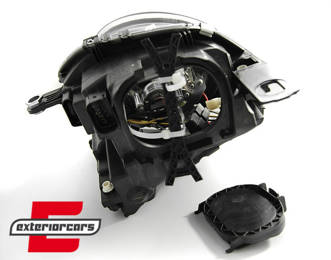 Prednja svjetla Xenon look (crna) / Mini Cooper R56 Clubman R55 Cabrio R57 (2006-2014) - Slika 3