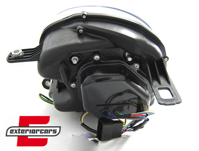 Prednja svjetla LED DRL TubeLight dizajn XENON (crna) / Mini Countryman R60 Paceman R61 (2010-2016) - Slika 4
