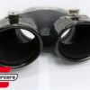 Difuzor zraka & nastavci auspuha C43 AMG dizajn Night paket / Mercedes C-klasa W205 S205 Sport Line (2014-2020) - Slika 11