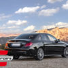 Difuzor zraka & nastavci auspuha C43 AMG dizajn Night paket / Mercedes C-klasa W205 S205 Sport Line (2014-2020) - Slika 15