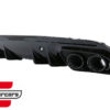 Difuzor zraka & nastavci auspuha C43 AMG dizajn Night paket / Mercedes C-klasa W205 S205 Sport Line (2014-2020) - Slika 2
