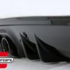 Difuzor zraka & nastavci auspuha C43 AMG dizajn Night paket / Mercedes C-klasa W205 S205 Sport Line (2014-2020) - Slika 3
