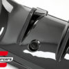 Difuzor zraka & nastavci auspuha C43 AMG dizajn Night paket / Mercedes C-klasa W205 S205 Sport Line (2014-2020) - Slika 4