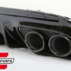 Difuzor zraka & nastavci auspuha C43 AMG dizajn Night paket / Mercedes C-klasa W205 S205 Sport Line (2014-2020) - Slika 5