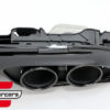 Difuzor zraka & nastavci auspuha C43 AMG dizajn Night paket / Mercedes C-klasa W205 S205 Sport Line (2014-2020) - Slika 7