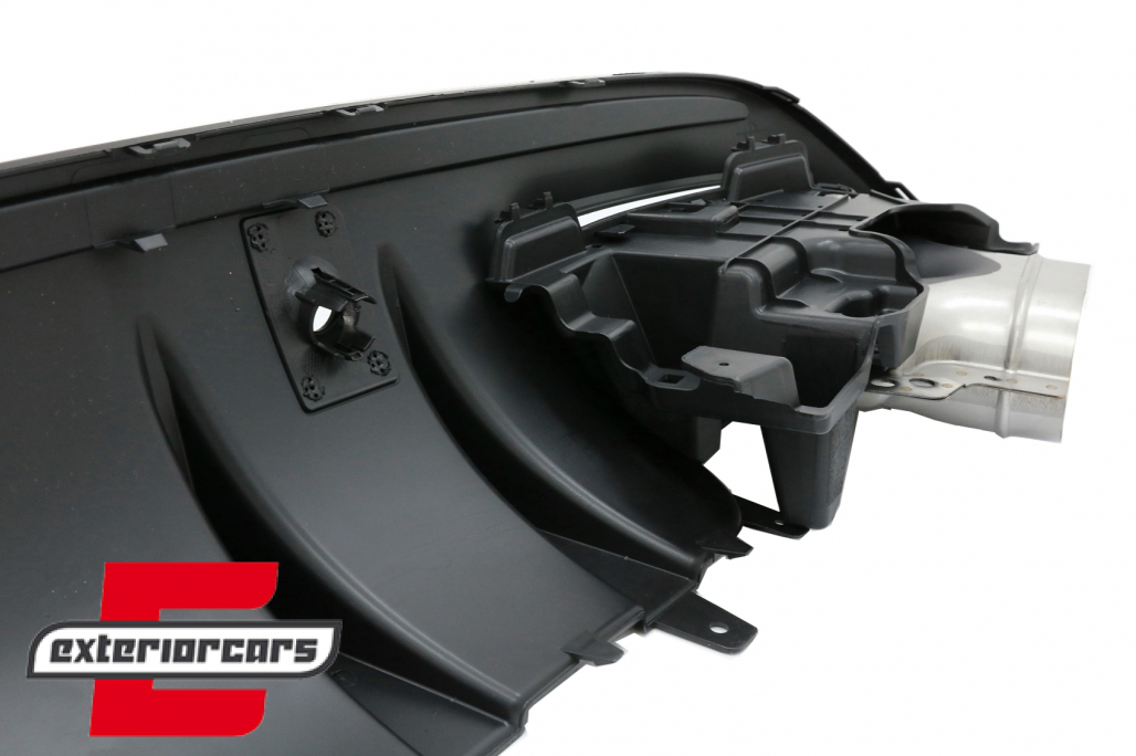 Difuzor zraka & nastavci auspuha C43 AMG dizajn Night paket / Mercedes C-klasa W205 S205 Sport Line (2014-2020) - Slika 9