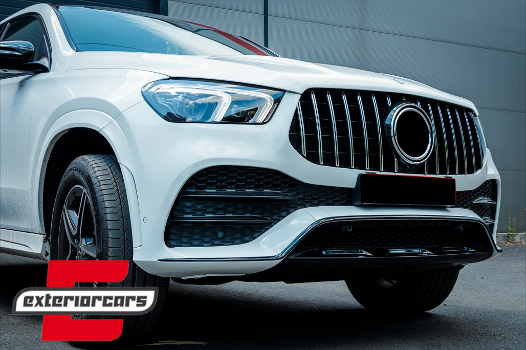 Prednja maska GT-R Panamericana dizajn (chrome) / Mercedes GLE SUV W167 V167 GLE Coupe C167 Sport paket (2019-2023) - Slika 24