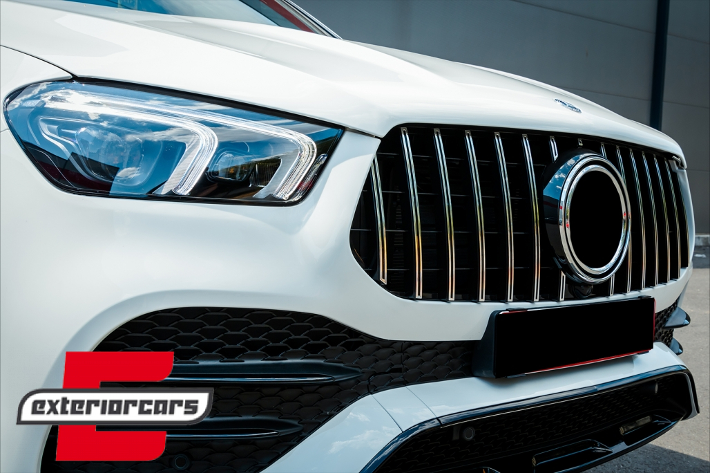 Prednja maska GT-R Panamericana dizajn (chrome) / Mercedes GLE SUV W167 V167 GLE Coupe C167 Sport paket (2019-2023) - Slika 25
