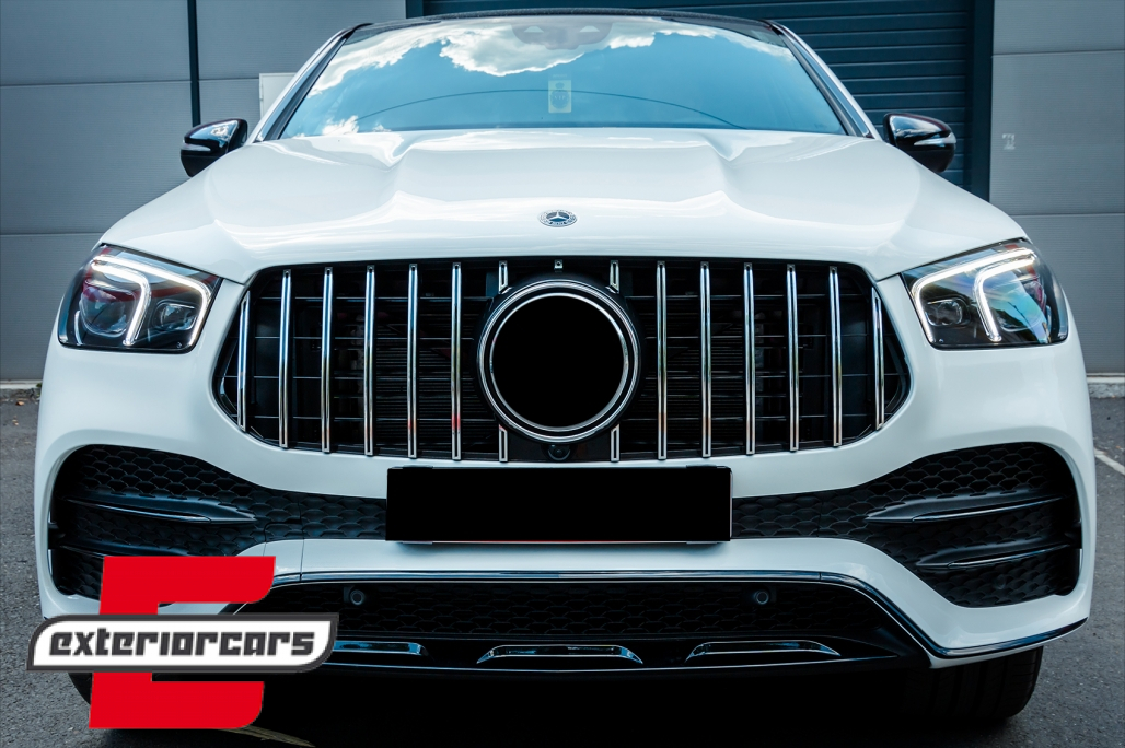Prednja maska GT-R Panamericana dizajn (chrome) / Mercedes GLE SUV W167 V167 GLE Coupe C167 Sport paket (2019-2023) - Slika 28