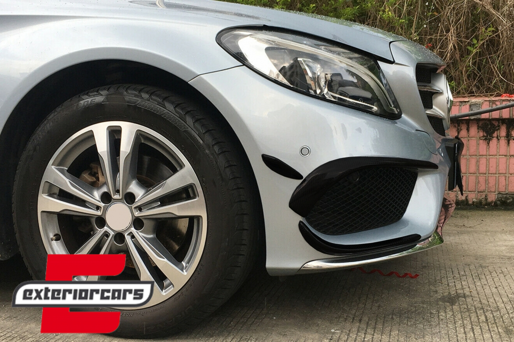 Prednji splitteri C43 AMG dizajn (piano crna) / Mercedes C-klasa W205 S205 C205 A205 (2015-2018) - Slika 6