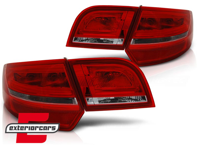 LED stražnja svjetla Facelift dizajn (crvena/kristal) / Audi A3 Sportback (2004-2008) - Slika 2