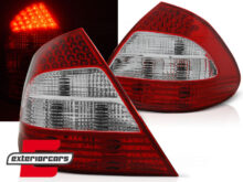 LED stražnja svjetla (crvena/kristal) / Mercedes E-klasa W211 limuzina (2002-04.2006)