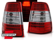 LED stražnja svjetla (crvena/kristal) / Mercedes E-klasa W124 (1985-1995) karavan