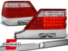 LED stražnja svjetla (crvena/kristal) / Mercedes S-klasa W140 (1995-10.1998)