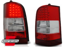 LED stražnja svjetla (crvena/kristal) / Mercedes Vito V-klasa W638 (1996-2003)
