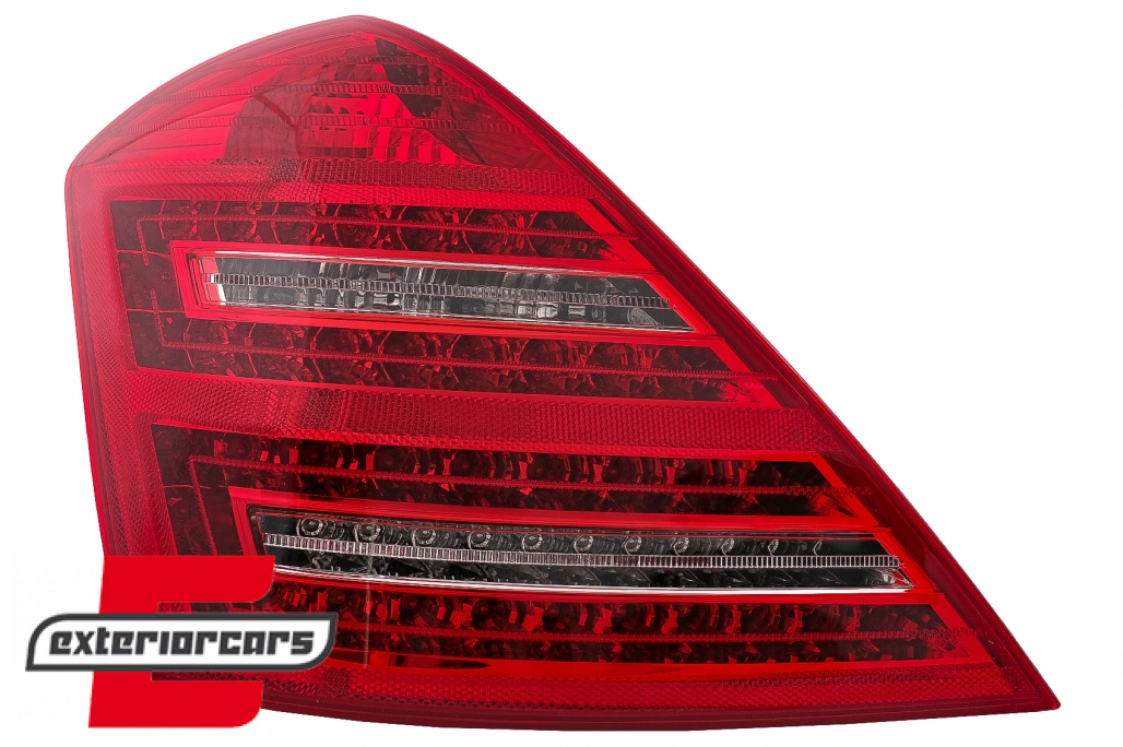 LED stražnja svjetla Facelift dizajn (crvena/kristal) / Mercedes S-klasa W221 (2005-2009) - Slika 13