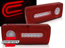 Full LED stražnja svjetla (crvena/kristal) / Mercedes G-klasa W463 (1990-2012)