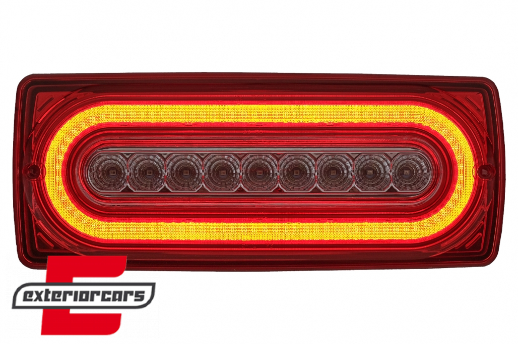 Full LED stražnja svjetla (crvena/kristal) / Mercedes G-klasa W463 (1990-2012) - Slika 2