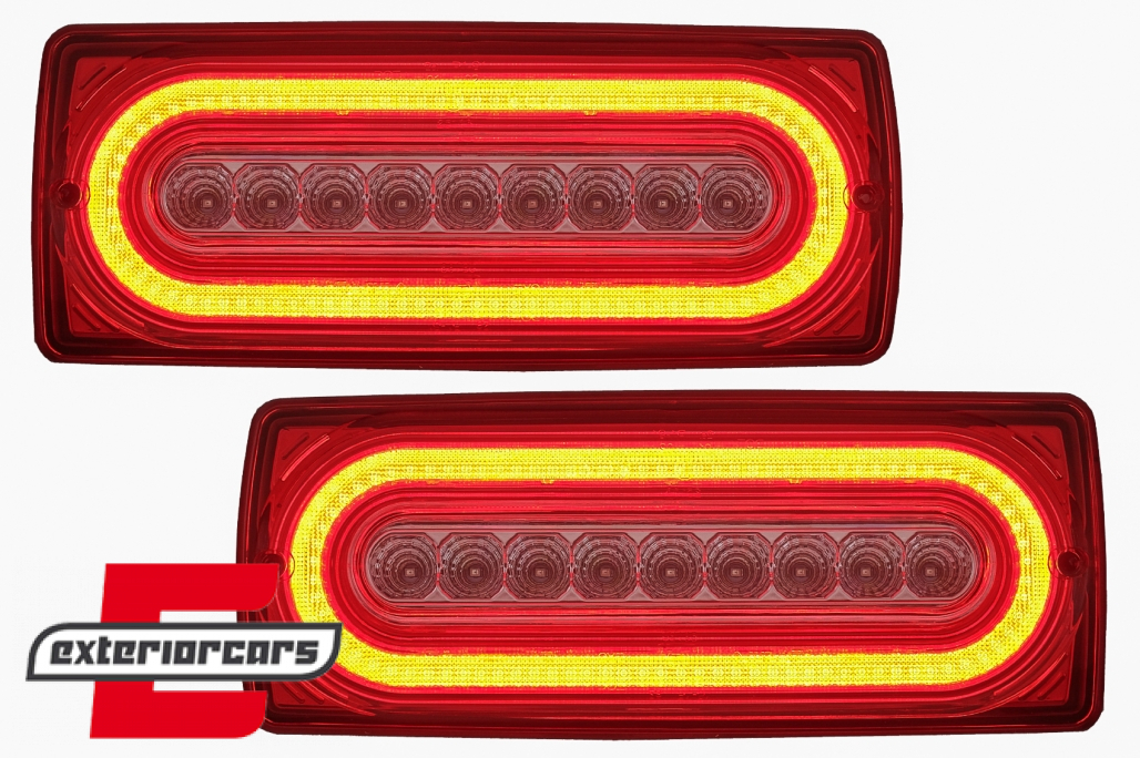 Full LED stražnja svjetla (crvena/kristal) / Mercedes G-klasa W463 (1990-2012) - Slika 8