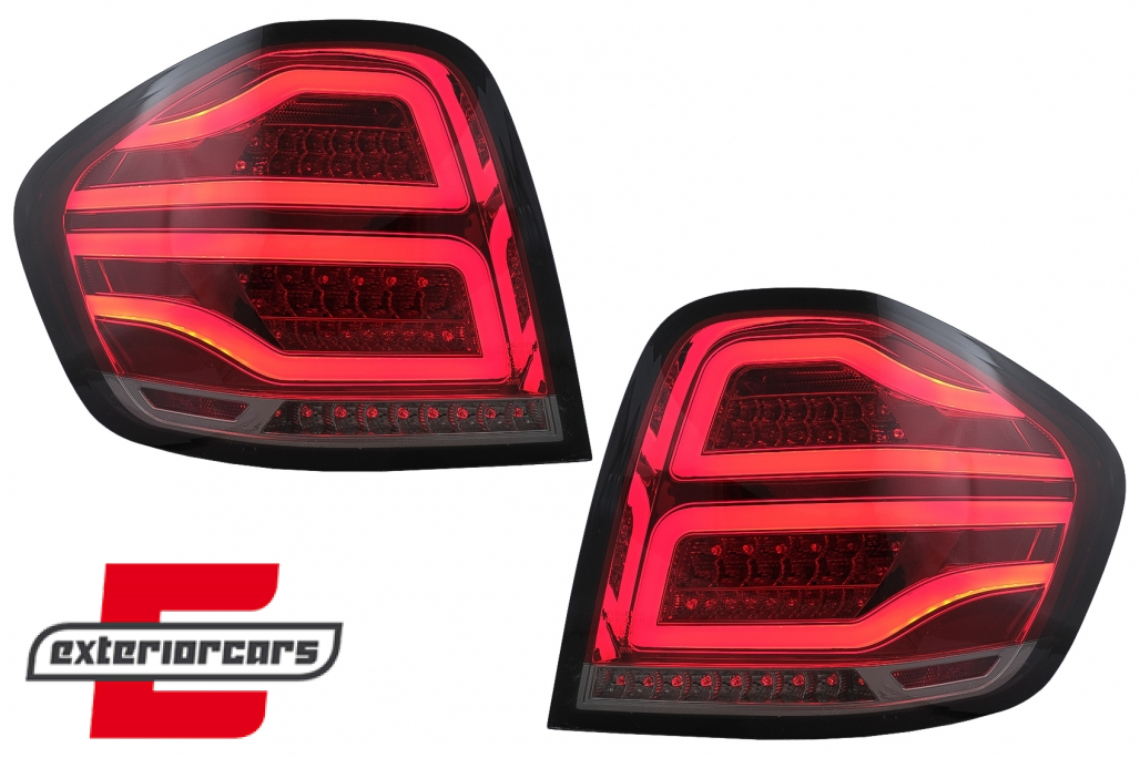 Full LED stražnja svjetla (crvena/smoke) / Mercedes ML klasa W164 Facelift (2009-2011) - Slika 2
