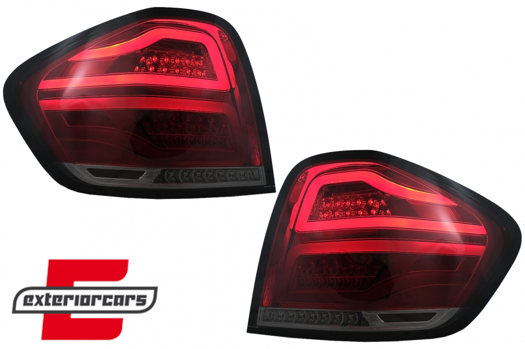 Full LED stražnja svjetla (crvena/smoke) / Mercedes ML klasa W164 Facelift (2009-2011) - Slika 11