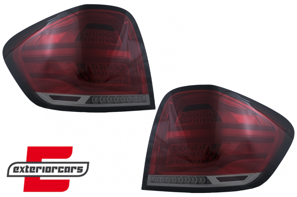 Full LED stražnja svjetla (crvena/smoke) / Mercedes ML klasa W164 Facelift (2009-2011) - Slika 18