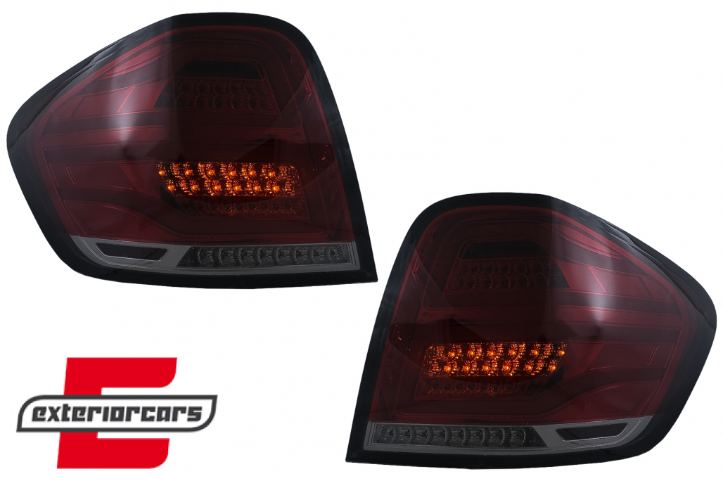Full LED stražnja svjetla (crvena/smoke) / Mercedes ML klasa W164 Facelift (2009-2011) - Slika 8