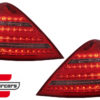 LED stražnja svjetla Dinamički Sekvencijalni žmigavci Facelift dizajn (crvena/kristal) - Slika 2