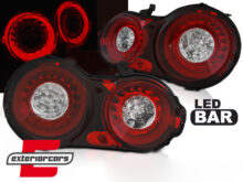 Full LED stražnja svjetla (crvena/kristal) / Nissan GT-R (2008-11.2013)