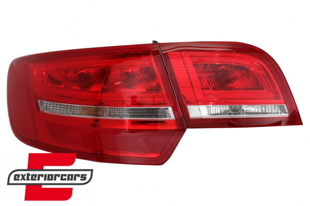 LED stražnja svjetla Facelift dizajn (crvena/kristal) / Audi A3 Sportback (2004-2008) - Slika 3