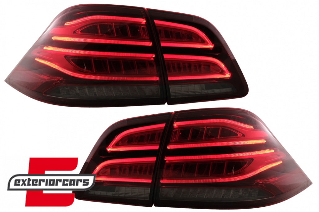 Full LED LightBar stražnja svjetla (crvena/kristal) / Mercedes ML klasa W166 (2011-2015) - Slika 2