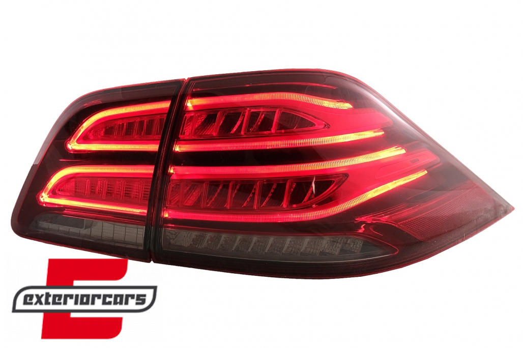 Full LED LightBar stražnja svjetla (crvena/kristal) / Mercedes ML klasa W166 (2011-2015) - Slika 4