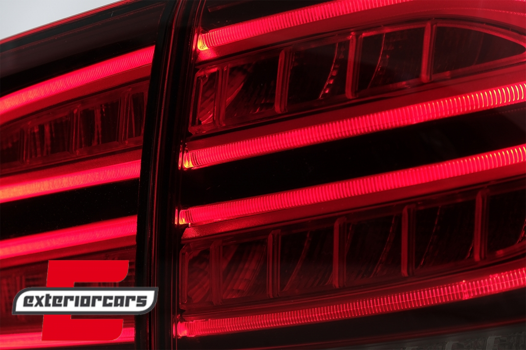 Full LED LightBar stražnja svjetla (crvena/kristal) / Mercedes ML klasa W166 (2011-2015) - Slika 5