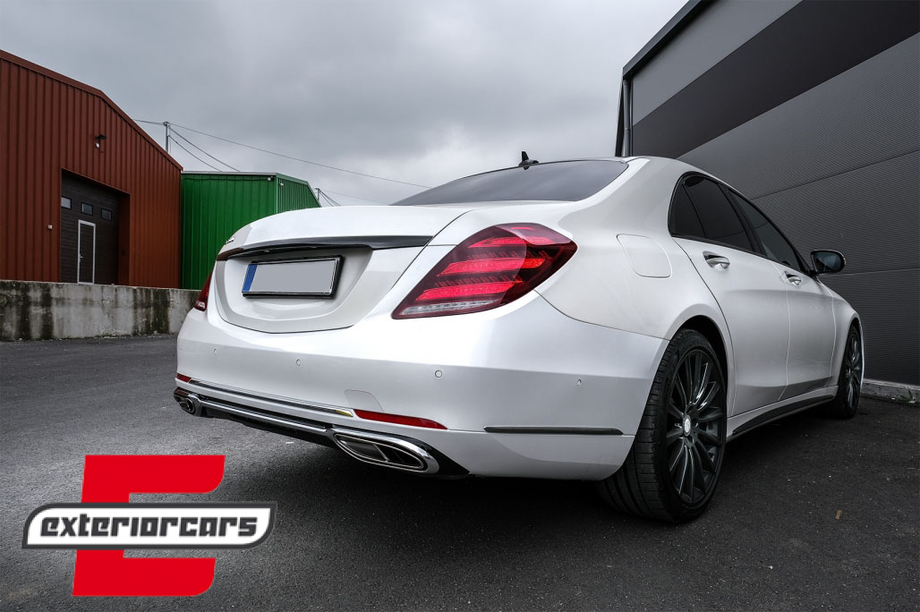 Full LED stražnja svjetla SEQ žmigavci Facelift dizajn (crvena/kristal) / Mercedes S-klasa W222 (2013-2017) - Slika 21