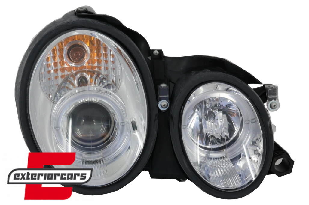 Prednja svjetla Angel Eyes (chrome) / Mercedes CLK W208 (1997-04.2002) - Slika 2