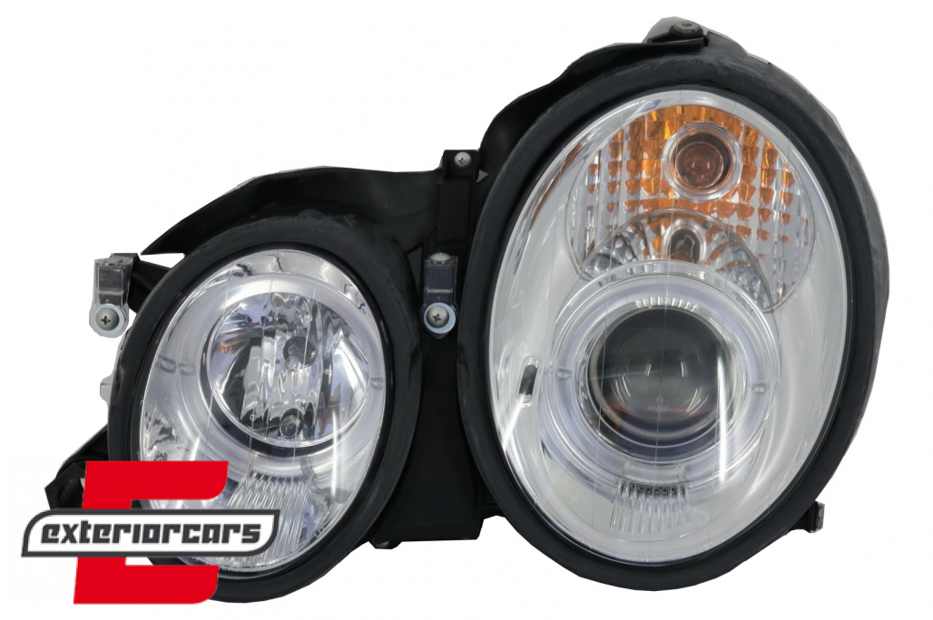 Prednja svjetla Angel Eyes (chrome) / Mercedes CLK W208 (1997-04.2002) - Slika 3