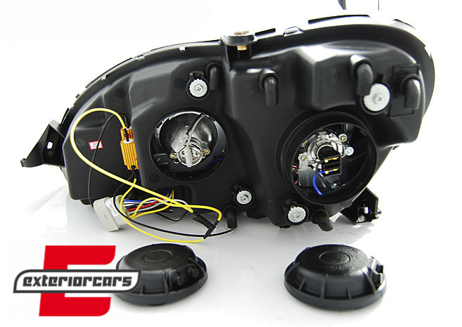 Prednja svjetla LED DRL W222 look (chrome) / / Mercedes S klasa W220 (1998-2005) - Slika 4