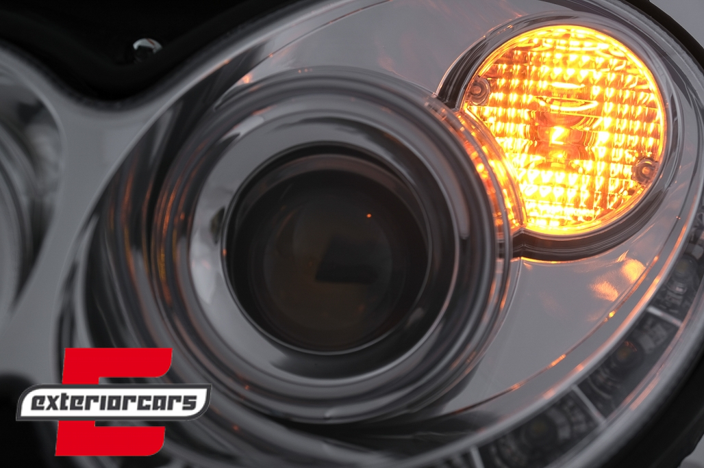 Prednja svjetla LED DayLight (chrome) / MERCEDES CLK W209 (2003-2010) - Slika 11