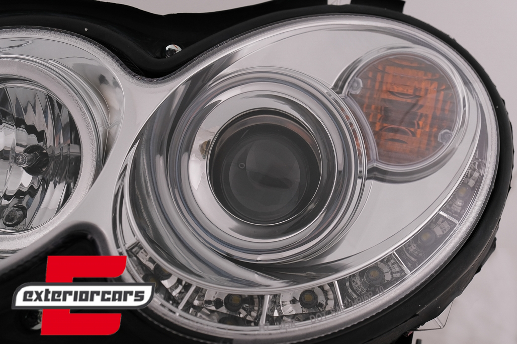 Prednja svjetla LED DayLight (chrome) / MERCEDES CLK W209 (2003-2010) - Slika 14