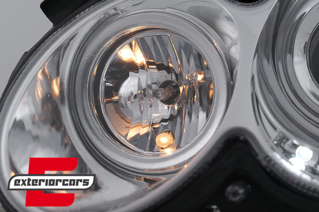 Prednja svjetla LED DayLight (chrome) / MERCEDES CLK W209 (2003-2010) - Slika 5