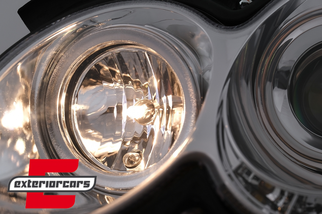 Prednja svjetla LED DayLight (chrome) / MERCEDES CLK W209 (2003-2010) - Slika 8