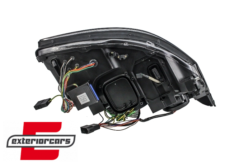 Prednja svjetla LED DRL W222 look (crna) / Mercedes S-klasa W221 (2005-2009) - Slika 12