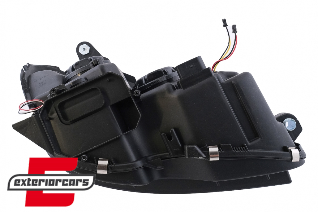 Prednja svjetla LED DRL W205 look (chrome) / Mercedes C klasa W204 S204 limuzina karavan (2007-2010) - Slika 23
