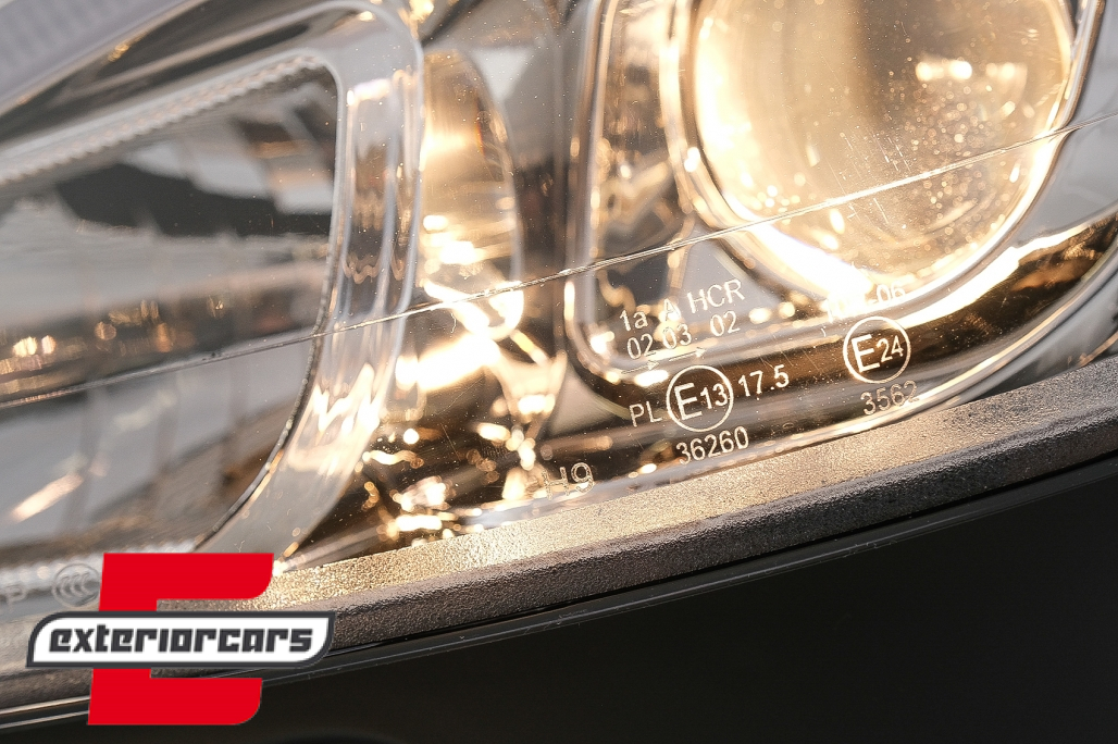 Prednja svjetla LED DRL W205 look (chrome) / Mercedes C klasa W204 S204 limuzina karavan (2007-2010) - Slika 10