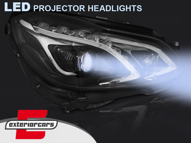 Full LED prednja svjetla (crna) / Mercedes E-klasa W212 S212 Facelift (2013-2016) - Slika 2